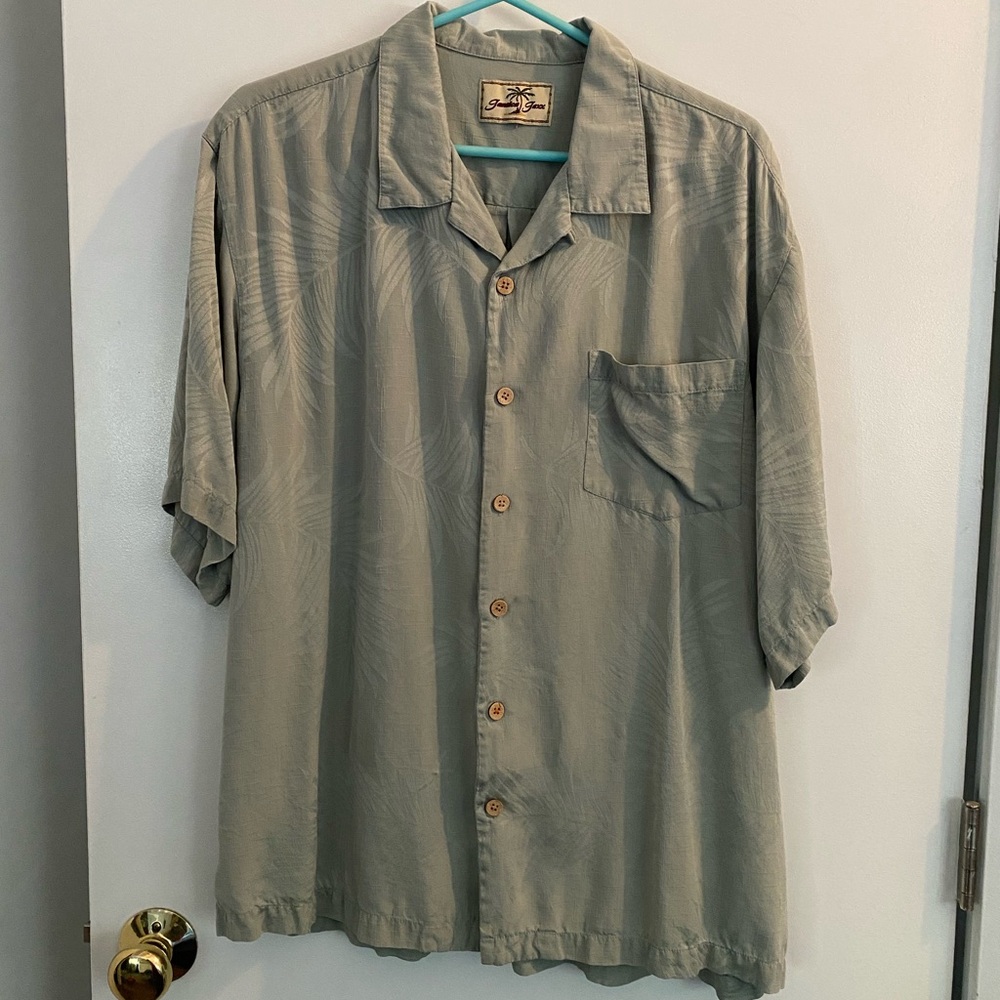 Jamaica Jaxx Silk Short Sleeve Shirt - Men’s L